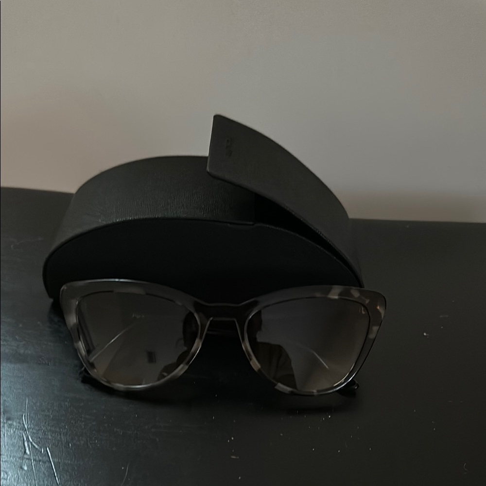 Prada Black Cat-Eye Sunglasses